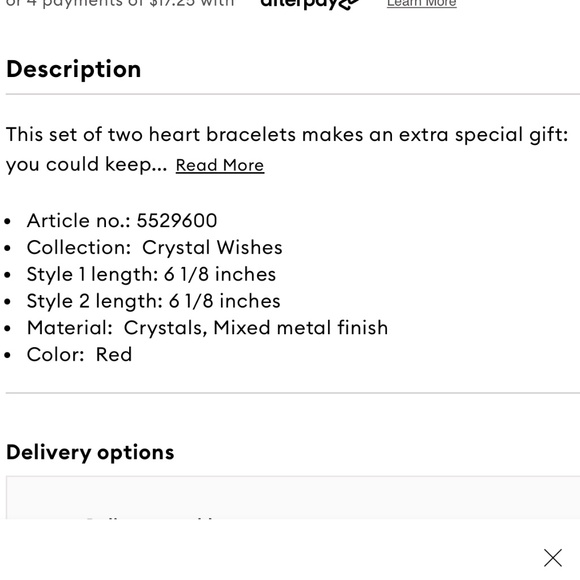 Swarovski Crystal Wishes Bracelet - Picture 9 of 9